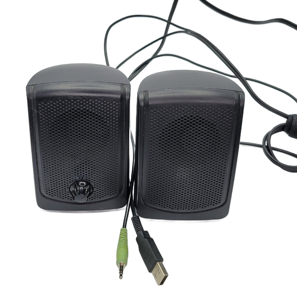 Versatile Connected Computer Speakers with USB & Auxiliary Connections